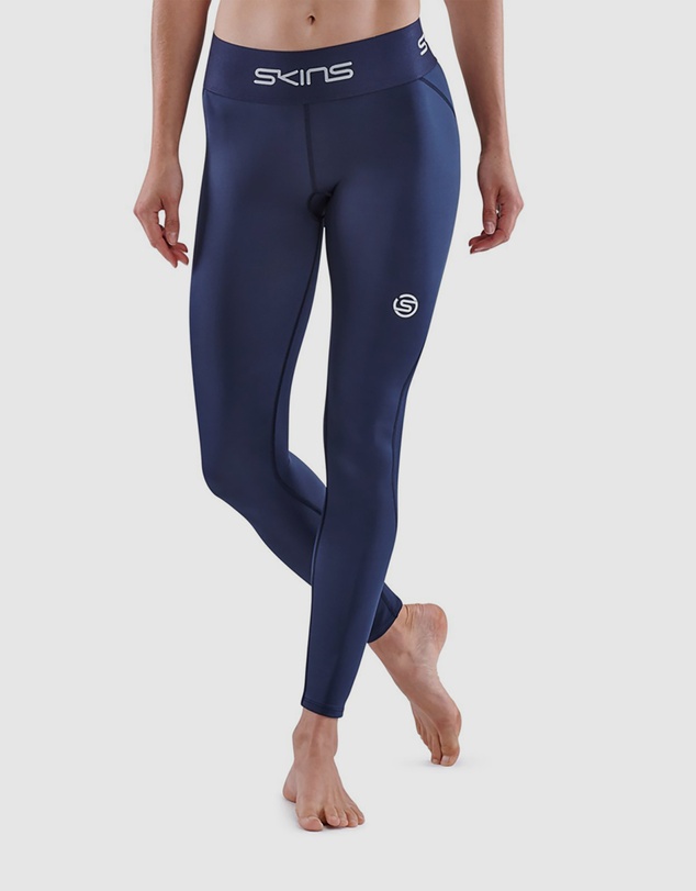 SKINS - SKINS Compression Women's Series-1 Activewear 7/8 Long Tight Navy Blue