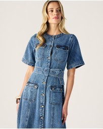 MOS The Label - Aveline Denim Dress