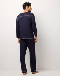 Wanderluxe Sleepwear - Nox TENCEL Modal Long Top & Long Pants