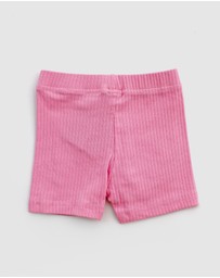 WITH LOVE FOR KIDS - Bike Shorts Wide Ribbed - Babies - Kids