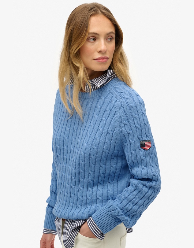 Superdry - Slouchy Cable Knit