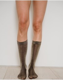 High Heel Jungle - Glitterati Tall Socks