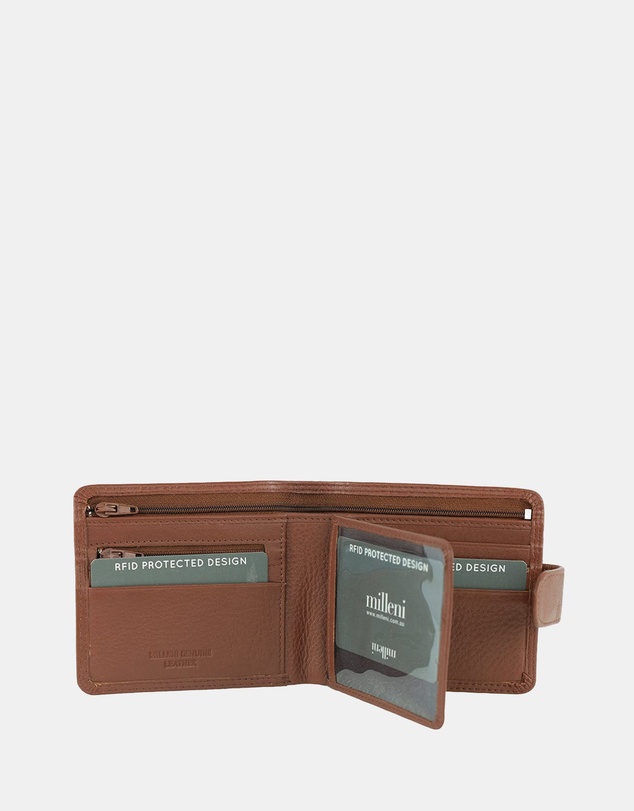 Milleni - Milleni Leather Men's Tab Wallet