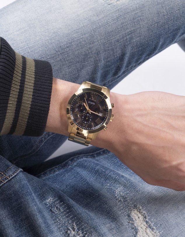 GUESS - Guess Atlas Mens Watch in Gold