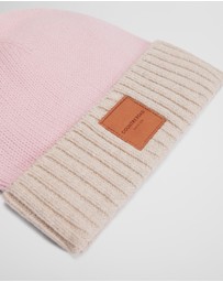 Country Road - Organically Grown Cotton Blend Patch Logo Beanie