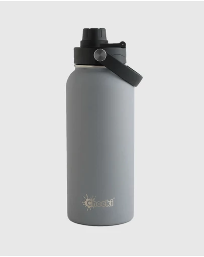 Tolu Australia - 1L Insulated Grey Water Bottle for Adventurers