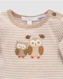 Purebaby - Applique Bodysuit -Kids-Babies