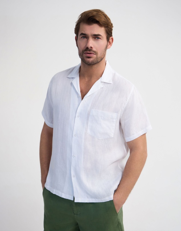 Oxford - Griffin French Linen Short Sleeve Shirt