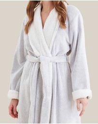 Papinelle - Plush Sherpa Robe and Sleep Mask