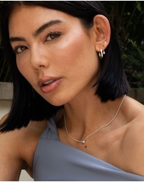 Dower & Hall - Women's Aquamarine Round Dewdrop Pendant In Sterling Silver