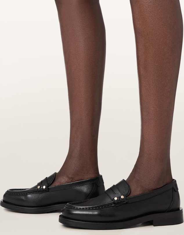AllSaints - Bloom Stud Loafers - Women's