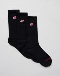 New Balance - Patch Logo Crew 3 Pack