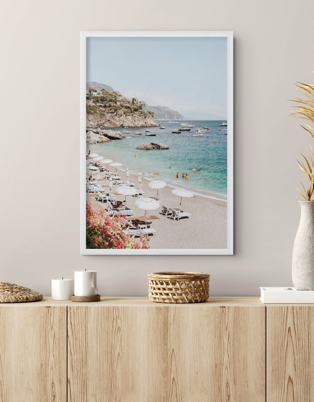 Amichi Co - Seaview Refuge Amalfi Fine Art Photography Print