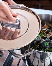 Joseph Joseph - Space Steel 6-piece Stainless-steel Cookware Set with Folding Handles