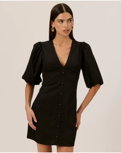 Tussah - Saphira V Neck Mini Dress