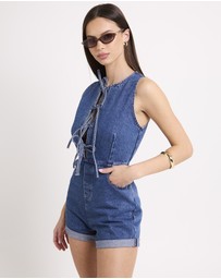 Subtitled - Biarritz Denim Romper
