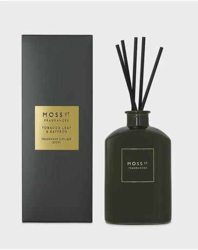 Moss St Fragrances - Tobacco Leaf & Saffron Fragrance Diffuser 300ml