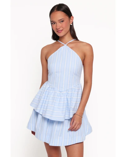 Petal & Pup - Jordyn Skirt Set - Blue Stripe
