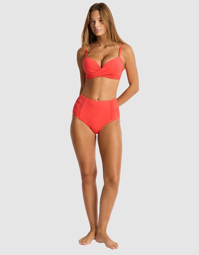 Sea Level Australia - Essentials Edit Cross Front Moulded Underwire Bra