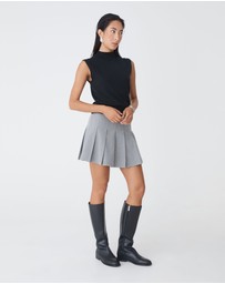 Forcast - Kris Pleated Mini Skirt