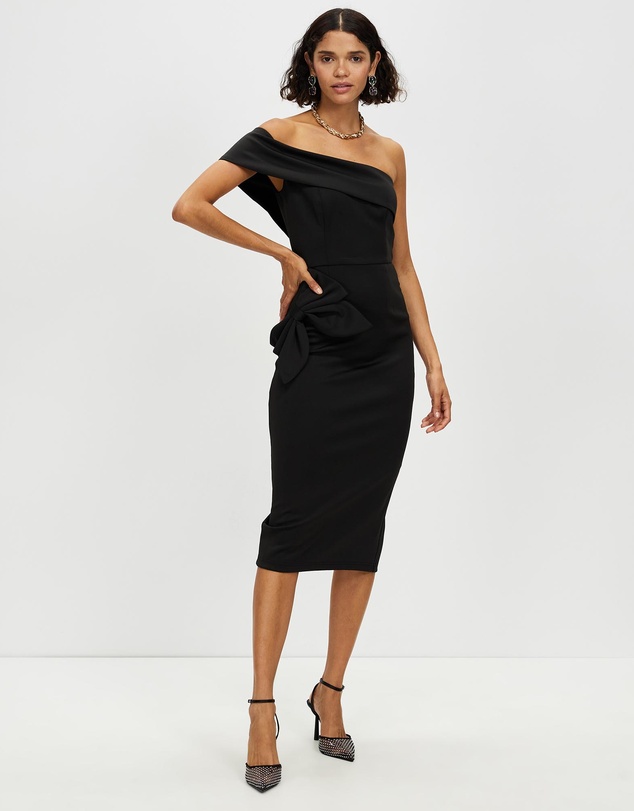 Romance by Honey and Beau - Serena Bow Midi Dress