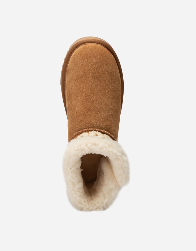 Ozwear Connection Uggs - Ugg Bondi Matelassé Shearling Ultra Mini Boot