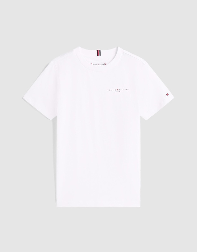 Tommy Hilfiger - Unisex Logo Crew Neck T-Shirt - Kids