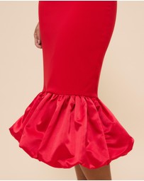 CHANCERY - Cleo Peplum Midi Dress