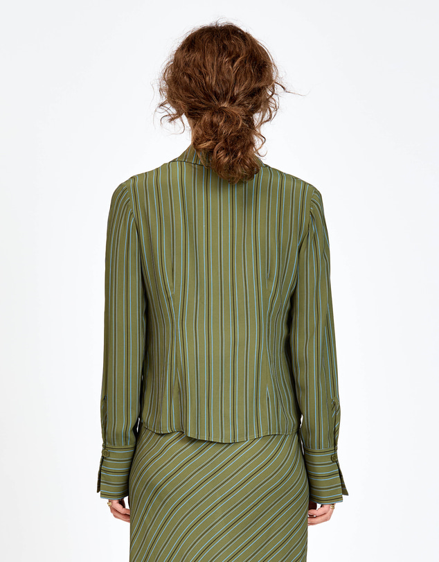 bul - Gecko Shirt Olive Stripe
