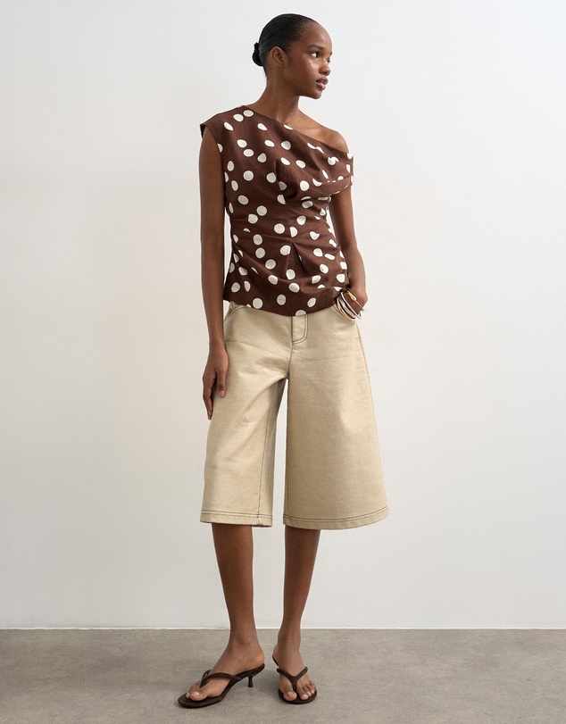 TOPSHOP - Casa Cinched Waist Top