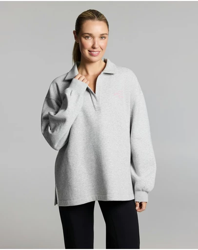 Rockwear - Cosy Fleece Collared Sweat