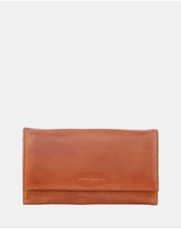 Pierre Cardin - Pierre Cardin Rustic Leather Ladies Wallet