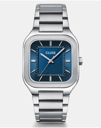 Cluse - Quadrus Steel, Blue, Silver Colour