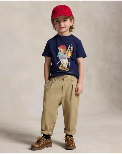 Polo Ralph Lauren - Polo Bear Cotton Jersey Tee - Kids