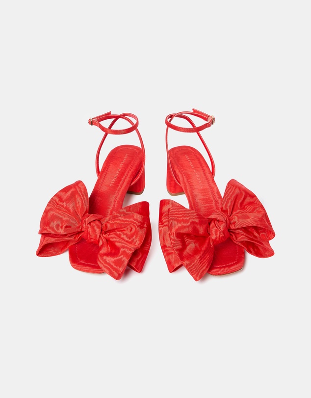 Loeffler Randall - Carmen Mid Heel Bow Sandals