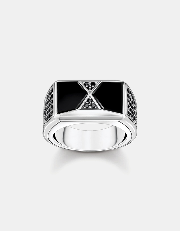 THOMAS SABO - Ring Pyramid Shape Black