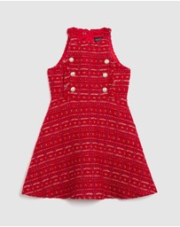Bardot Junior - Roma Boucle Dress - Kids-Teens