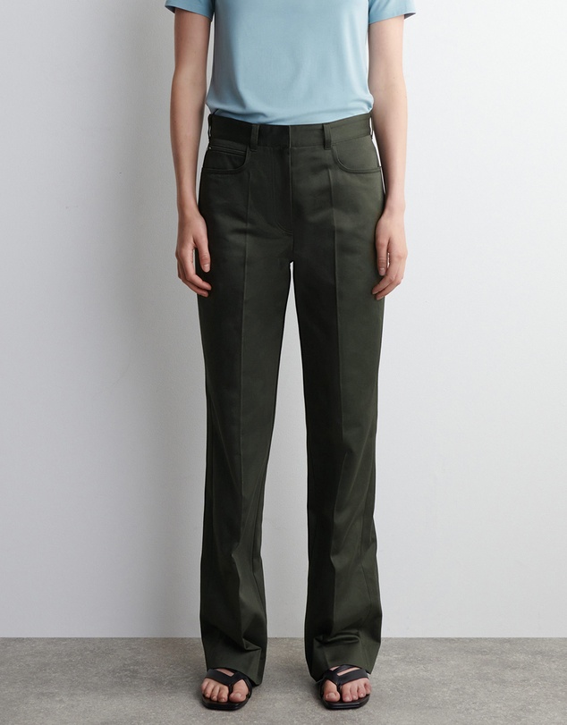 COS - Sateen Straight-Leg Trousers