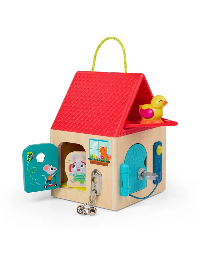 B. Toys - B. Wooden Locks & Latches House