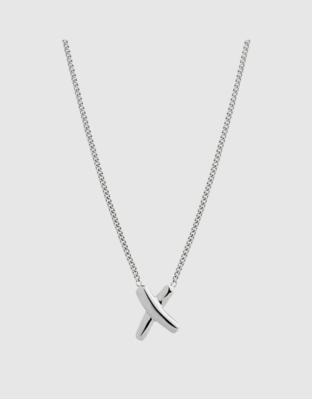 Najo - Bisous Silver Necklace (45cm+ext)