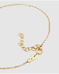 Elli Jewelry - Bracelet Hand Chain Crystals 925 Sterling Silver Gold-plated