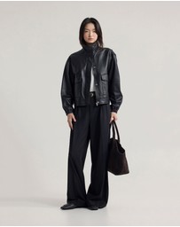 Oxford - Rosie Leather Bomber Jacket