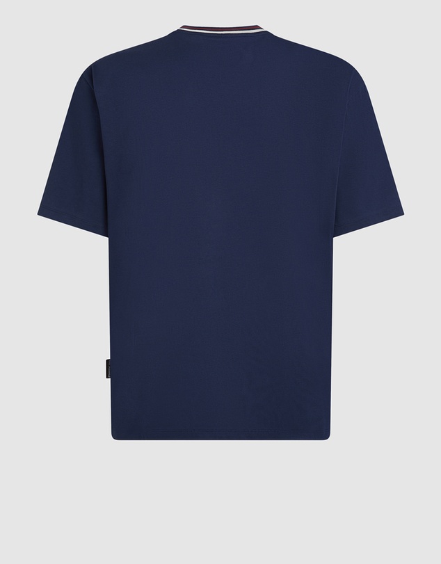 Karl Lagerfeld - Ikon Striped Neck T-Shirt