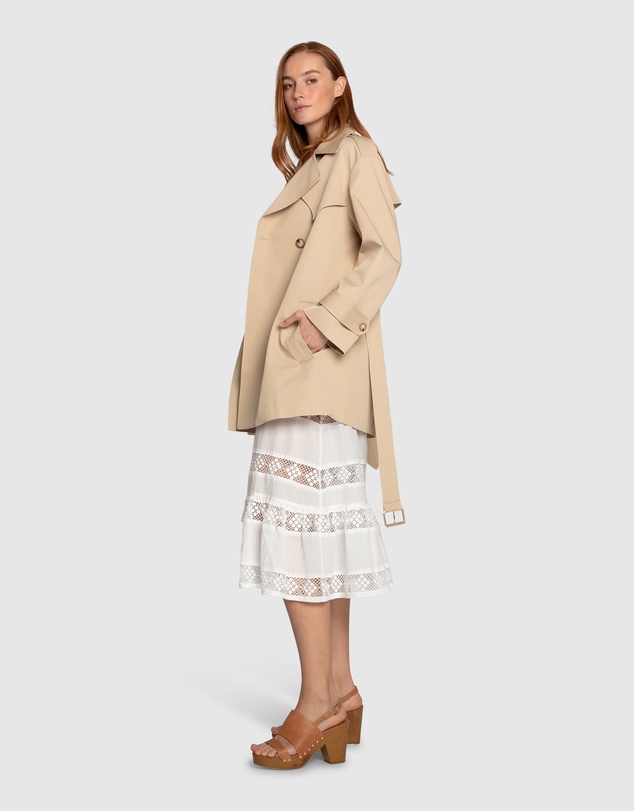 Belle & Bloom - Whispers of Verona Trench Coat