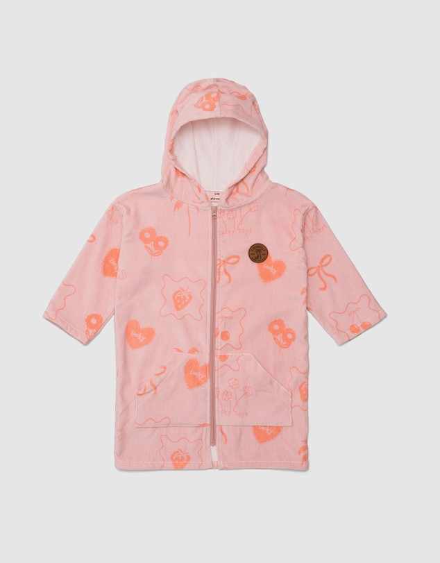 Crywolf - EVERYWHERE ZIP-UP TOWEL Pink