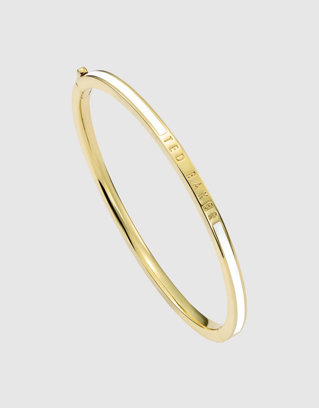 Ted Baker - ROLEY: Classic Colour Enamel Slim Bangle Bracelet