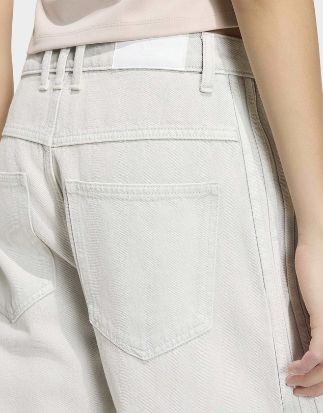 adidas Originals - HIGH-RISE WIDE-LEG DENIM PANTS Womens