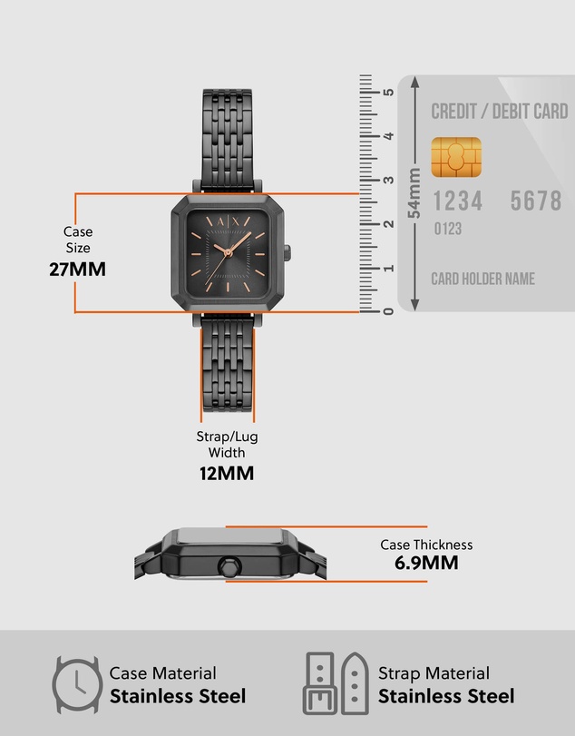 Armani Exchange - Black Analogue Watch