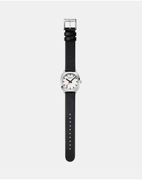Mondaine - Mondaine Official Swiss Railways Petite Cushion 31mm Vegan Leather Watch
