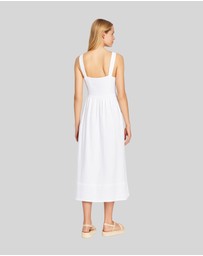 KAJA Clothing - Una Dress-White